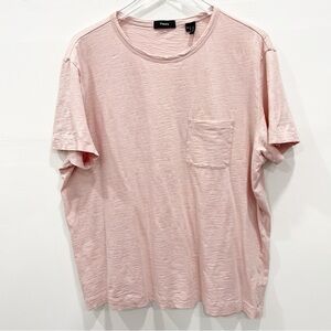 Theory Gaskell P Strato Short Sleeve Tshirt Tee Light Pink Men’s XXL